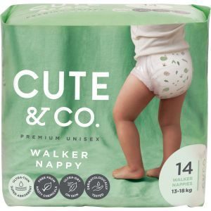 Cute & Co Walker Nappies 13-18kg