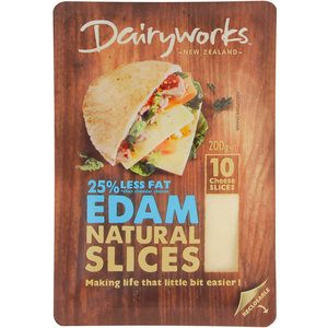 Dairyworks Cheese Slices Edam