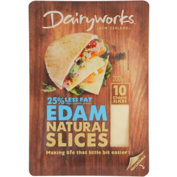 Dairyworks Cheese Slices Edam