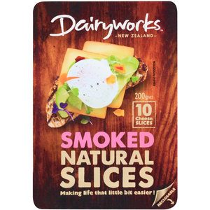 Dairyworks Cheese Slices Smoked