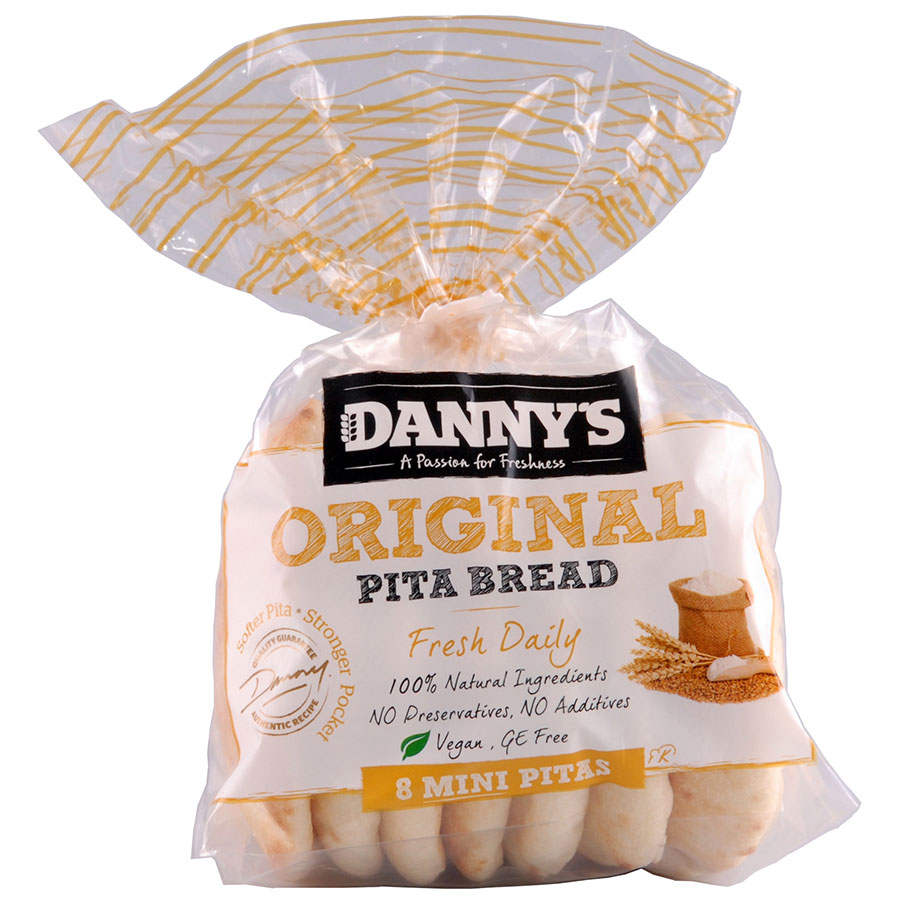 Dannys Pita Bread Plain Minis Reviews Black Box