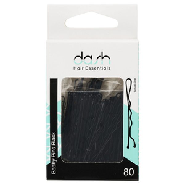 Dash Hair Clips Black Bobby Pins