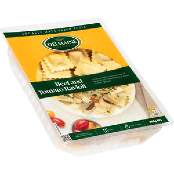 Delmaine Chilled Filled Pasta Beef & Tomato Ravioli