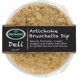 delmaine artichoke brushetta