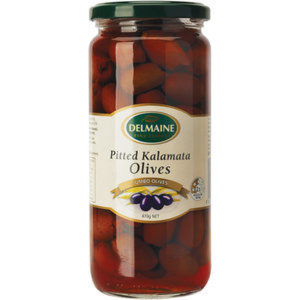Delmaine Olives Pitted Kalamata