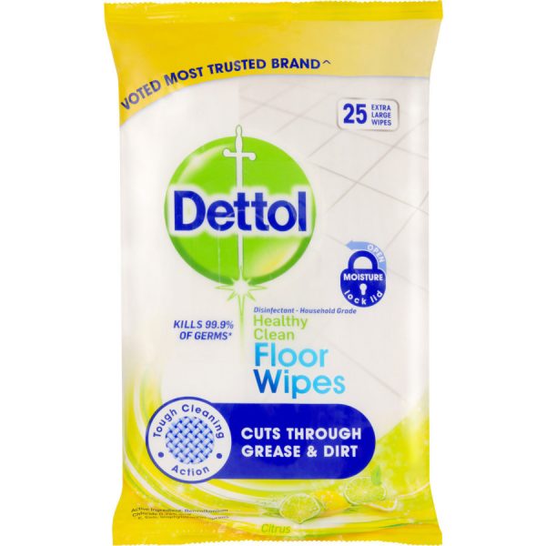 Dettol Antibacterial Cleaning Wipes Floor