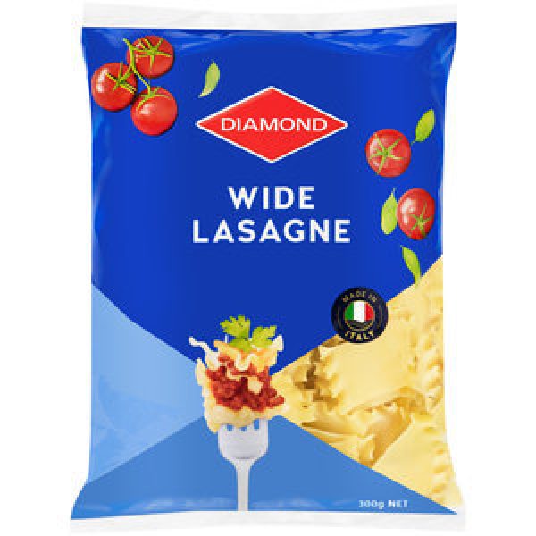 Diamond Pasta Lasagne Wide
