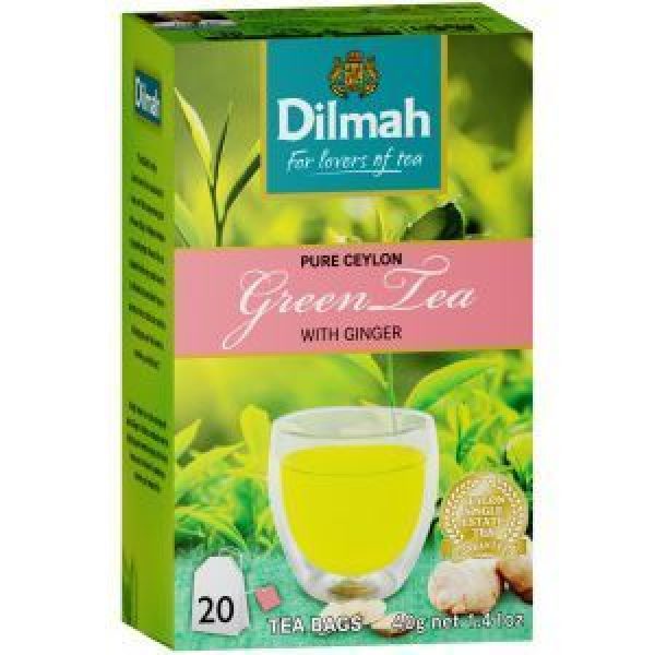 Dilmah Ceylon Green Tea With Ginger