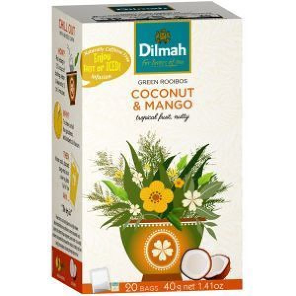 Dilmah Fruit Tea Coconut Mango 40g
