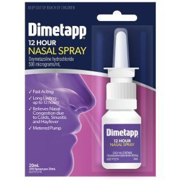 Dimetapp Nasal Spray 12 Hour Reviews Black Box