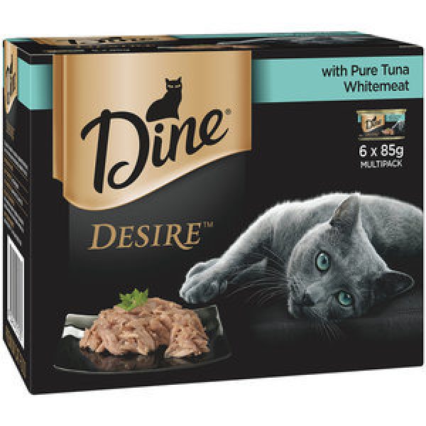 Dine Desire Wet Cat Food Pure Tuna Whitemeat
