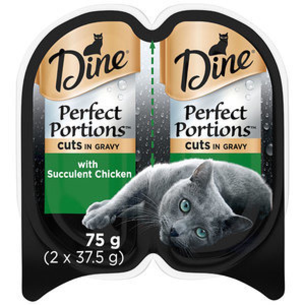 Dine Perfect Portions Cat Food Cuts In Gravy Succulent Chick