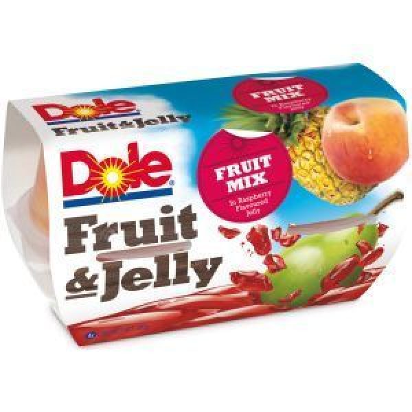 Dole Fruit Snack Fruit Mix Inraspberry Jelly Reviews Black Box