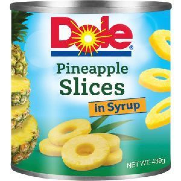 Dole Pineapple Slices In Syrup