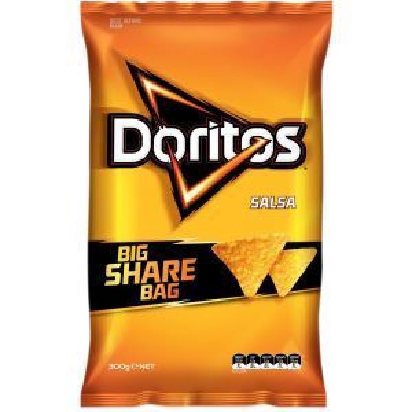 Doritos Corn Chips Salsa Party Bag