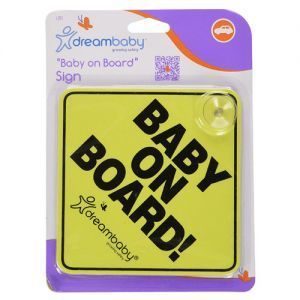 Dream Baby Car Sign Baby On Board