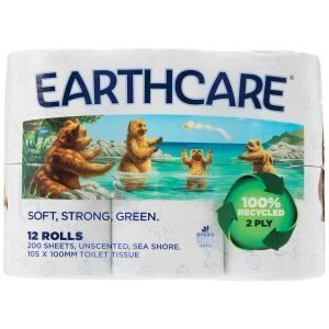 Earthcare Toilet Paper 12pk Seashore