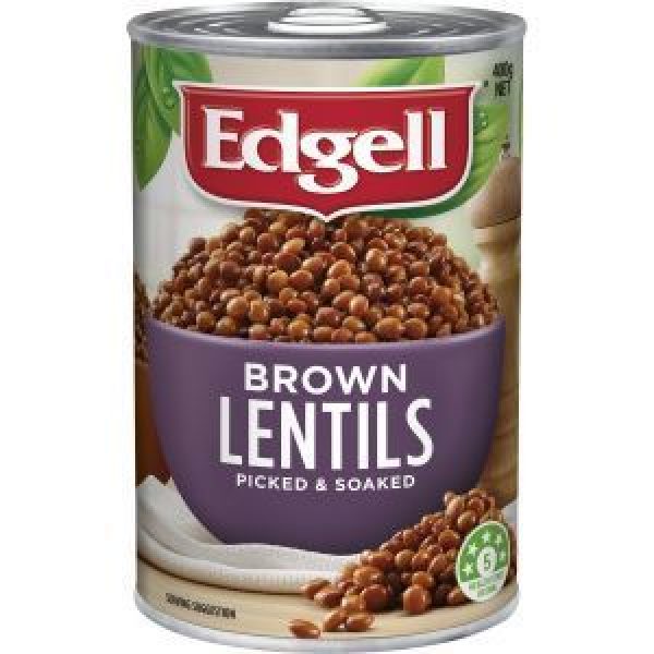 Edgell Lentils Brown