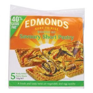 Edmonds Savoury Short Pastry Reduced Fat 750g