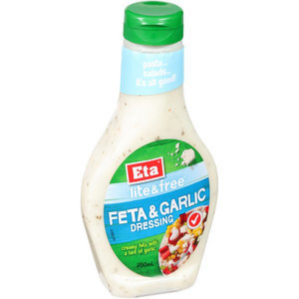 Eta Lite & Free Salad Dressing Feta & Garlic Reviews Black Box