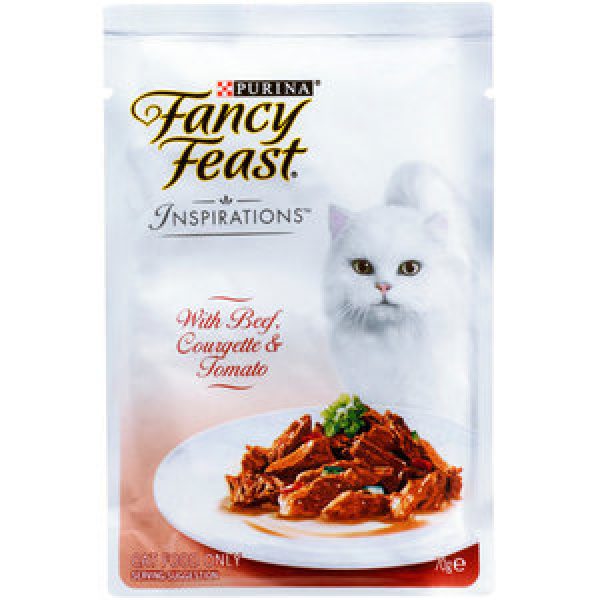 Fancy Feast Inspirations Cat Food Beef, Courgette & Tomatoes