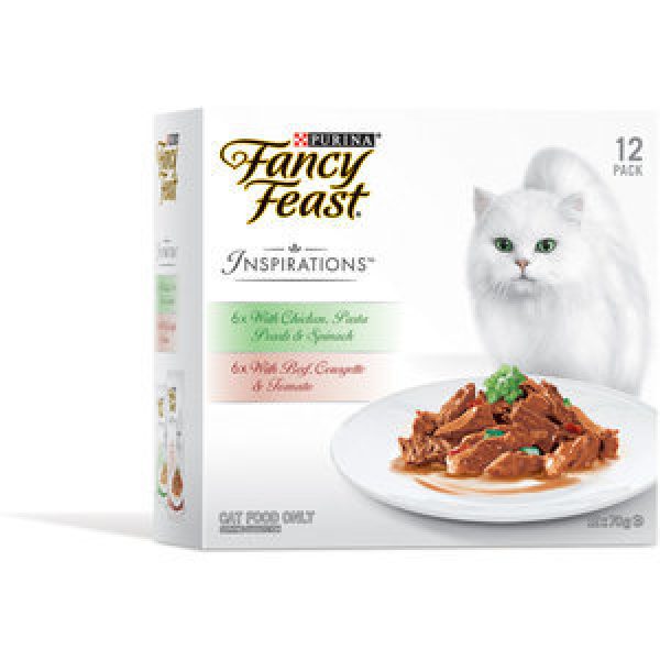 Fancy Feast Inspirations Wet Cat Food Beef & Chicken
