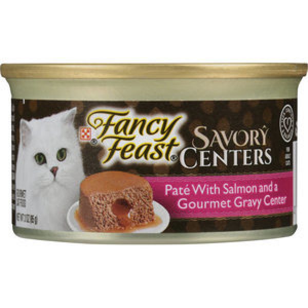 Fancy Feast Savory Centres Cat Food Salmon Pate