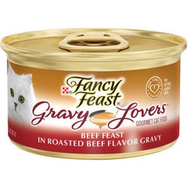 Fancy Feast Wet Cat Food Gravy Lovers Beef Feast