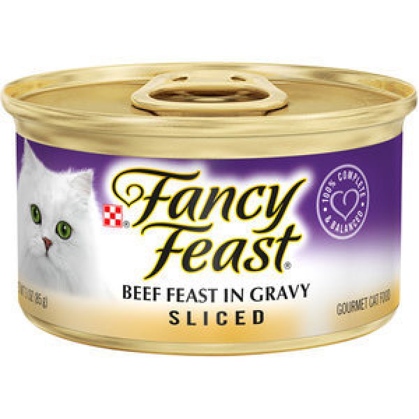 Fancy Feast Wet Cat Food Sliced Beef Feast In Gravy