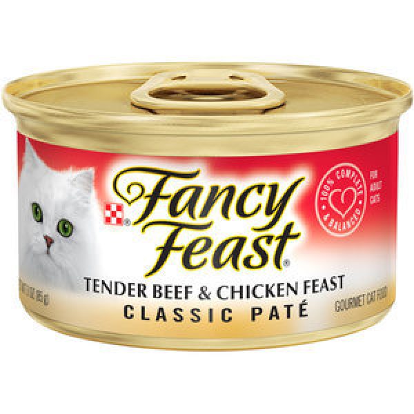 Fancy Feast Wet Cat Food Tender Beef & Chicken Feast