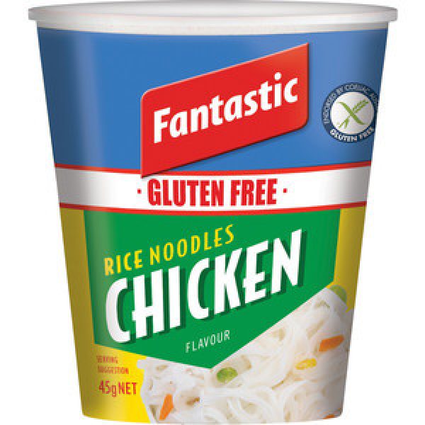 Fantastic 2 Minute Instant Noodles Cup Chicken Gluten Free Reviews Black Box