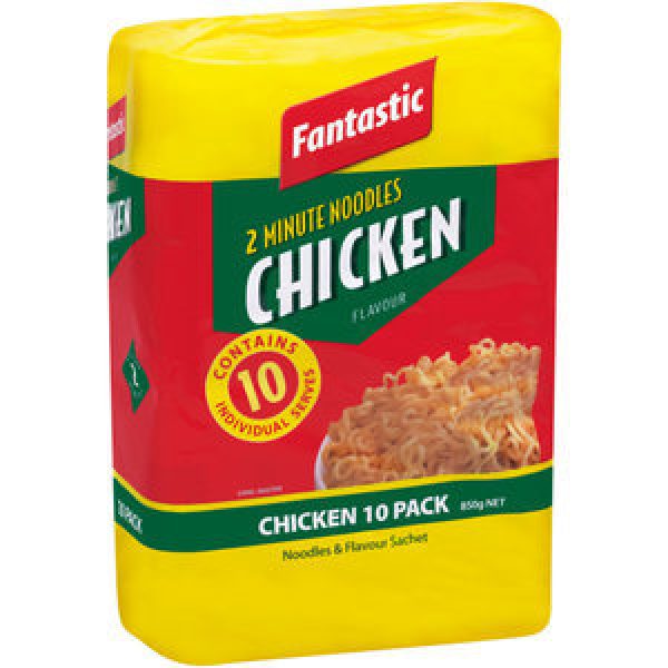 Fantastic 2 Minute Instant Noodles Multi Pack Chicken