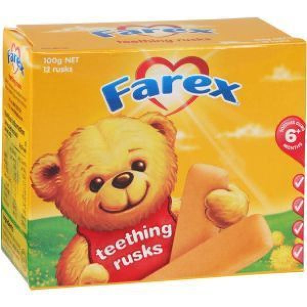 Farex Teething Rusks From 6 Months Reviews Black Box