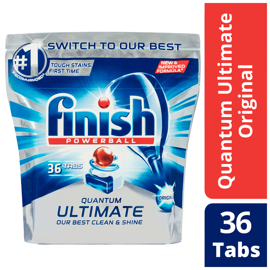 Finish Quantum Ultimate Dishwasher Tablets Regular Reviews Black Box