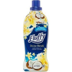 Fluffy Fabric Softener Vanilla & Coconut Concentrated