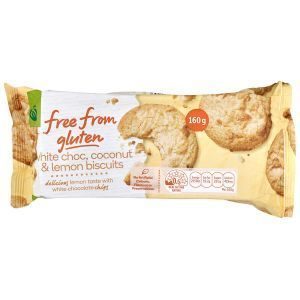 Free From Gluten Biscuits Coconut Lemon & White Choc