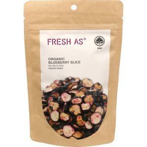 Fresh As Blueberries Organic  Slices Freeze Dried