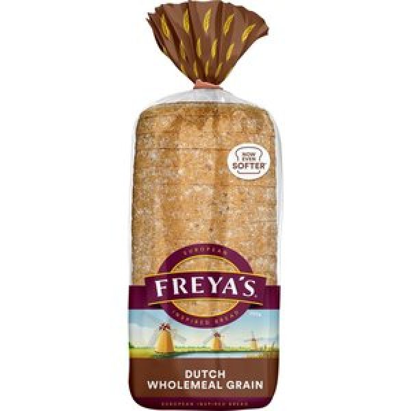 Freyas Toast Bread Wholemeal Grain
