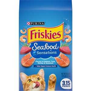 Friskies Dry Cat Food Seafood Sensations