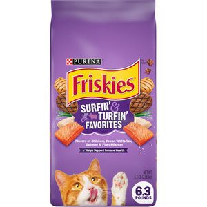 Friskies Dry Cat Food Surfin & Turfin Favourites