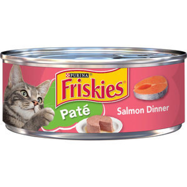 Friskies Wet Cat Food Classic Pate Salmon Dinner