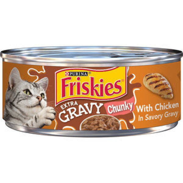 Friskies Wet Cat Food Extra Gravy Chicken