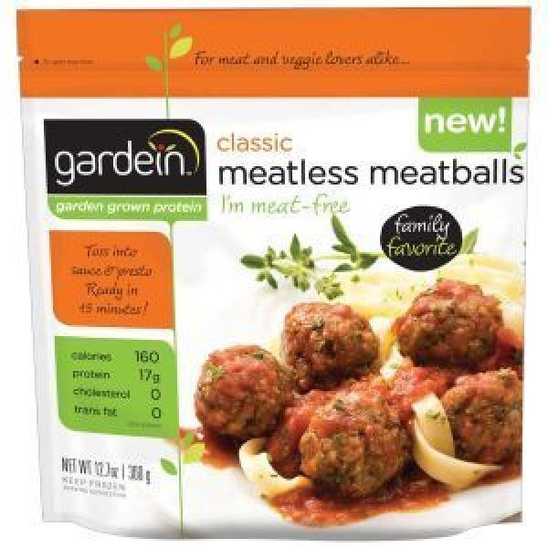 Gardein Meat Free Vegetarian Meal Classic Meatless Meatballs