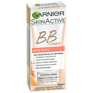 Buy garnier skin active bb cream nude effect spf15 tube 