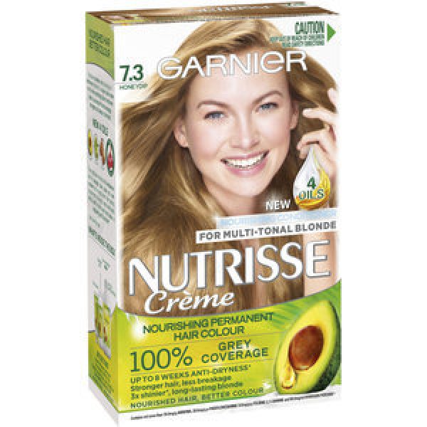 Garnier Nutrisse Hair Colour Permanent Honey Dip 7.3 Reviews Black Box