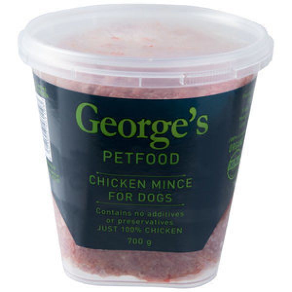 George’s Organic Dog Food Chicken Mince