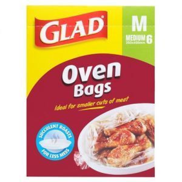 Glad Micro Oven Bags Medium 250x400mm