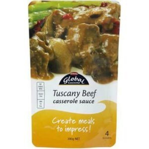 Global Cuisine Stir Through Meal Base Tuscany Beef Casserole Sauce