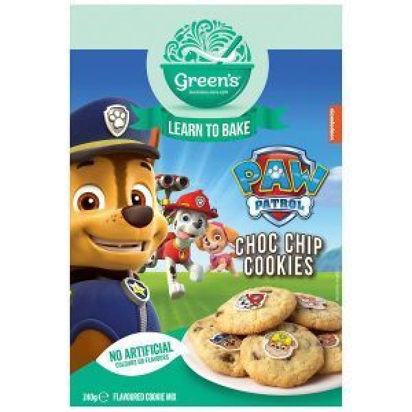 Greens Learn To Bake Pawpatrol Cookie Mix Chocolate Chip