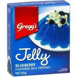 Greggs Jelly Crystals Blueberry Flavoured
